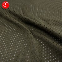 Tissu léger de maille de polyester de la maille 120gsm d'impression de filet russe ignifuge et respirable pour l'usage tactique