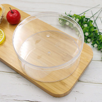 Boîtes d'emballage transparentes en PS moulé par injection brillant, personnalisées et jetables pour biscuits, gâteaux, snacks, aliments pour bébés et sucre - JNH010