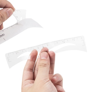 Règle à sourcils 9 styles 50 pièces/rouleau rapide et facile à utiliser ruban à mesurer à usage unique rouleau <span class=keywords><strong>de</strong></span> règle à sourcils jetable <span class=keywords><strong>maquillage</strong></span> - Product Image 4