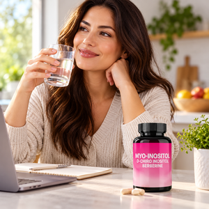 Cápsulas de Mioinositol, D-Chiroinositol y Berberina, 90 Unidades, Suplemento para la Salud, Apoyo al Equilibrio Femenino, Fórmula Personalizada, OEM, ODM - Product Image 4
