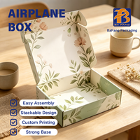 Boîte en carton ondulé pour avion, super résistante, imperméable, taille personnalisée, doublure en mousse, impression de logo personnalisée, 30x20x15, marchandises légères