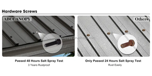 ABCCANOPY Alu Gartenpavillon 3x3 m Luxus Pavillon Hardtop Festes Dach Partyzelt Gazebo <span class=keywords><strong>Abri</strong></span> <span class=keywords><strong>De</strong></span> <span class=keywords><strong>jardin</strong></span> En Métal Pérgola - Product Image 4