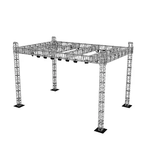 Dragonstage 2024机钢圆屋架设计，钢管支撑桁架干燥智能空间桁架geelian