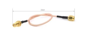 Cable de extensión de antena Wifi barato Ebyte de 20 cm XC-SJ316SK-20, conector SMA macho a SMA hembra - Product Image 4