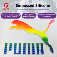 Silicone gaufré avec bon effet de façonnage de l'encre de sérigraphie pour le caoutchouc