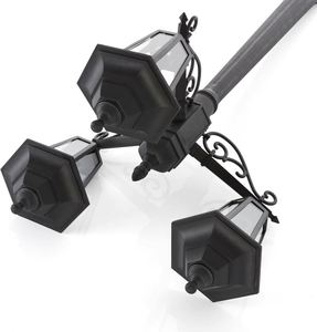 Lámpara Solar de Pared para Jardín, LED de Alta Luminosidad, IP65, Moderna, Impermeable, Luz Blanca Cálida, Regulable, con Sensor de Luz, Material ABS, Funciona con Baterías AAA, Ra80 CRI - Product Image 2