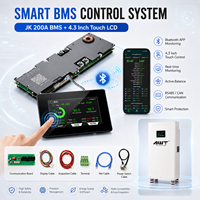 Kit de Batería DIY LiFePO4 de 48V 16S PL Stock Lazy con BMS JK 200A V19 Vertical 280Ah 314Ah 15kWh, Recogida Personalizada, Inspección, DDP UE