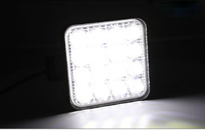 Foco <span class=keywords><strong>LED</strong></span> Cuadrado Brillante de 48W, Luz de Trabajo, Luz Antiniebla para Coche, SUV, Camioneta, para Reparación de Automóviles, Camping, Senderismo, Excursionismo - Product Image 6