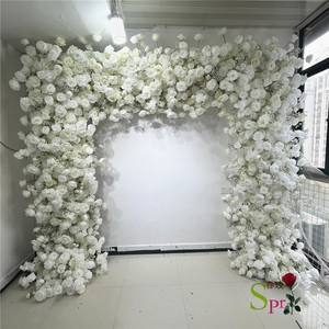 Phông nền hoa hồng giả cao cấp SPR, tông màu hồng phấn, dùng làm vòm hoa cho đám cưới, Ngày của Mẹ & trang trí mùa tựu trường - Product Image 3