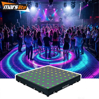 Panneau de sol de danse magnétique portable 3D en miroir, IP54, sol de danse interactif, sol de danse LED pour mariages