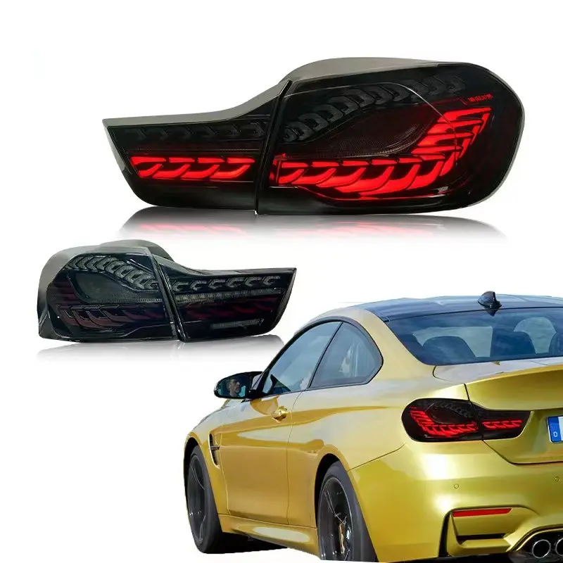 The New 2013-2020 F32 F33 F36 F80 Double dragon scales Rear Light Taillights Full Led Taillight For Bmw 4 series