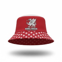 Chapeau bob en coton, fabricant de chapeaux bob, logo personnalisé imprimé, design souvenir de Cracovie, Pologne, vente en gros
