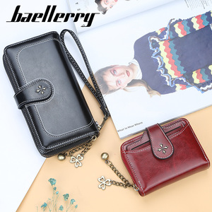 Portefeuille pour femme Baellerry en cuir PU, grande capacité, avec boucle, pour un usage quotidien - Product Image 2