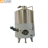 Cuve de stabilisation à froid Vinifier en acier inoxydable avec chemise de refroidissement et cuves de congélation de vin isolées avec agitateur