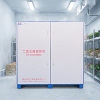 Épurateur de CO2 pour stockage en atmosphère contrôlée, machine de décarbonatation avec garantie d'un an pour chambre froide de fruits et légumes