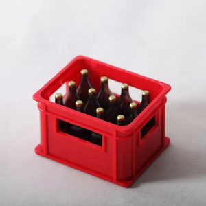 Mini Caja de Resina Plástica para Botellas de Cerveza, Accesorios para Casa de Muñecas, Juguete Educativo DIY - Product Image 5