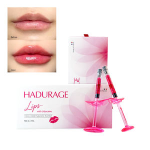 Hadurage Lip Filler Premium 2x1ml - Remplisseur dermique injectable pour les lèvres rouges, pulpeuses, hydratées et riches en couleur - Product Image 3