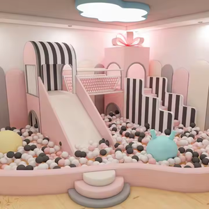 Beilai Offre Spéciale Mini petit 100 20 60 m² jeu doux enfants aire de jeux ensemble intérieur enfants aire de jeux toboggan pour tout-petit - Product Image 3