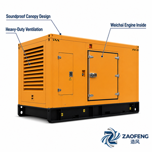 Générateur d'énergie portable silencieux à essence avec onduleur 50kW 35kW 30kW 45kW monophasé pour la maison, le camping et l'alimentation de secours d'urgence - Product Image 1