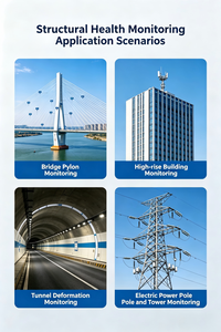 Capteur d'inclinaison à <span class=keywords><strong>fibre</strong></span> optique pour la surveillance des tours de ponts et des pentes, <span class=keywords><strong>mesure</strong></span> de l'inclinaison dans les infrastructures - Product Image 4