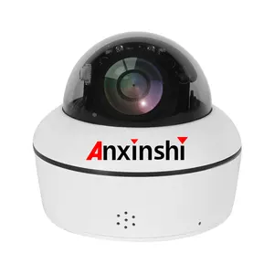 Anxinshi Cctv Beveiliging 5x 2mp Camera Hoge Snelheid Koepel Metalen Behuizing Ir 20M Poe Ptz Netwerkcamera