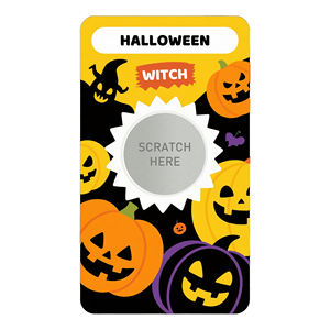 Truco o trato de Halloween Tarjetas para rascar Fantasma Tarjetas de juego para rascar de Halloween para adultos Suministros Actividades en el aula - Product Image 4