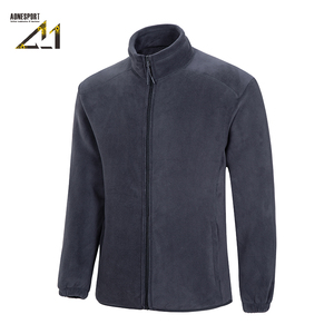 Veste en polaire pour homme Aonesport, col montant, fermeture éclair, imperméable, en toile, coupe classique - Product Image 5