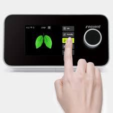 Ventilateur BiPAP automatique Resvent iBreeze 25STA avec écran tactile et humidificateur chauffant intégré pour le traitement de l'apnée du sommeil et de la CPOC - Product Image 4