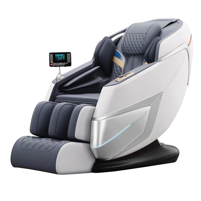AI Voice Control Music Electric SL Heat Body Massager Chair 4D Zero Gravity Luxury Thai Stretch Shiatsu Massage Sofa Chair