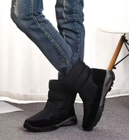 Bottes d'hiver pour femmes YL-1300, noires, imperméables, chaudes, antidérapantes, pour l'extérieur, vente en gros