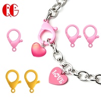 Mousquetons en plastique colorés de 35 mm pour loisirs créatifs, porte-clés, jouets, sacs et accessoires