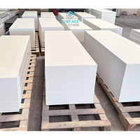 Grandes dalles de surface acrylique solide Brand Surface Solution, matériaux de construction en pierre artificielle pour projets intérieurs