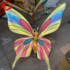 Linterna de seda de dinosaurio de animales tradicionales chinos, iluminación colorida para decoraciones de festivales para parques temáticos, graduación de Ramadán - Product Image 5