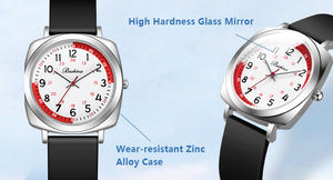 BOSHIYA orologio da infermiera digitale <span class=keywords><strong>24</strong></span> <span class=keywords><strong>ore</strong></span> per uomo <span class=keywords><strong>donna</strong></span> alla moda 36mm quarzo impermeabile facile da leggere per studenti professionisti medici - Product Image 4