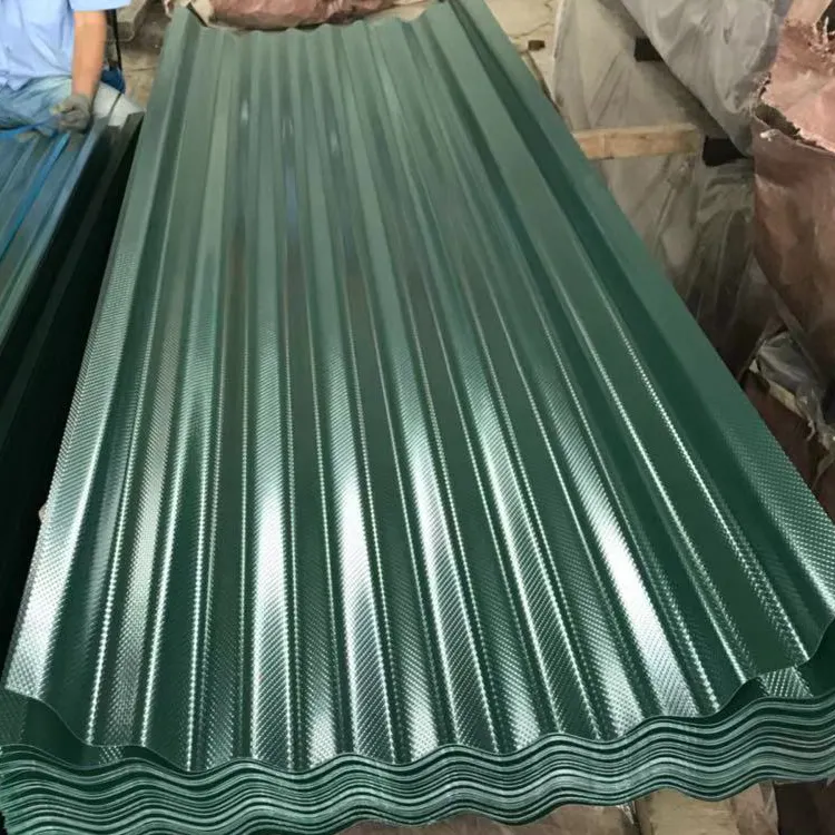 China factory sale light weight 22 gauge roofing sheet galvanized corrugated steel skin roofing sheet