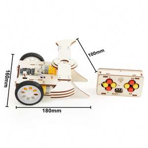 Puzzle en bois 3D, kits de modèles uniques à construire, kits d'ingénierie mécanique, robot de combat révolutionnaire pour adultes et enfants - Product Image 2