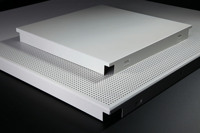 Panneau de Plafond en Aluminium Revêtu, Moderne, Ignifuge et Anti-Corrosion avec Garantie de 5 Ans pour Intérieurs Commerciaux, Bureaux, Centres Commerciaux et Hôpitaux