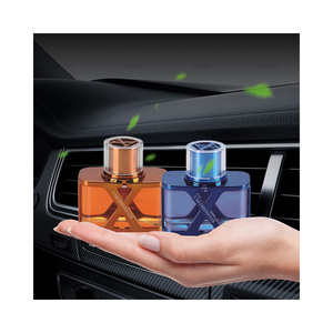 Désodorisant liquide pour voiture en verre personnalisé, biologique, parfum citron, <span class=keywords><strong>longue</strong></span> durée, sans électricité, garantie 2 ans pour la marque - Product Image 1