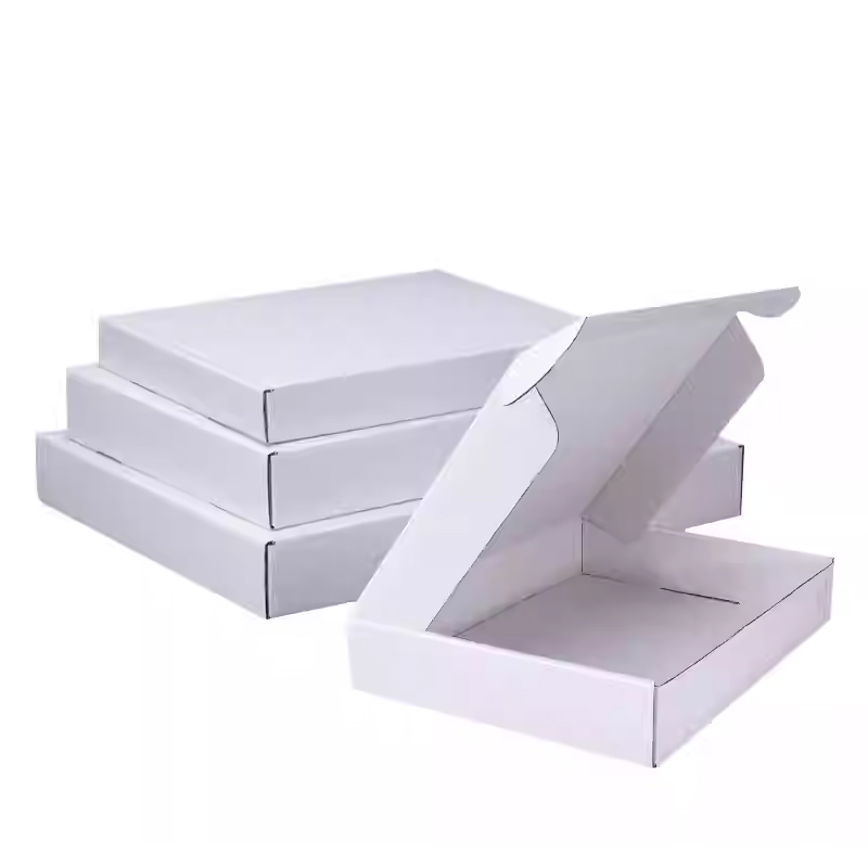 Bohe Sturdy White Corrugated Cardboard Transport Cartons for Moving and Storing Custom-printed Carton Packaging