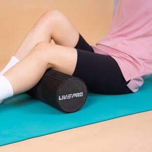 Rouleau de massage en mousse EVA noir pour <span class=keywords><strong>Pilates</strong></span>, avec points de massage, pour soulager la douleur et détendre les muscles, 45 <span class=keywords><strong>cm</strong></span>, <span class=keywords><strong>90</strong></span> <span class=keywords><strong>cm</strong></span>, personnalisable - Product Image 4