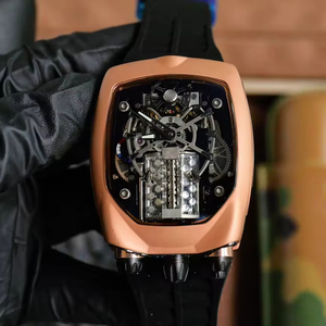 Montres mécaniques de luxe populaires de haute qualité, très vendues, en acier inoxydable, résistantes à l'eau, unisexes, pour hommes, avec verre saphir - Product Image 6