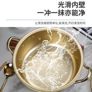 Korean Style Aluminum Soup <b>Pot</b> 1.1L-2L <b>Large</b> Capacity Double Handle With Lid Household Cooking <b>Pot</b> - Product Image 5