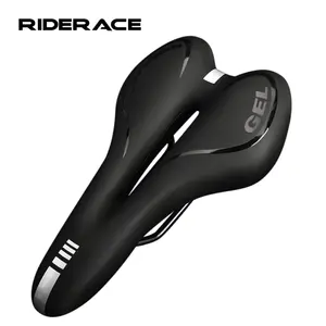 RIDERACE GEL Bicycle Hollow Saddle Waterproof Soft Comfortable Road Bike Seat Mat Men Women Outdoor Cycling Cushion Accessories