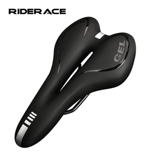 RIDERACE <span class=keywords><strong>GEL</strong></span> Vélo Creux <span class=keywords><strong>Selle</strong></span> Étanche Doux Confortable Vélo De Route Siège Tapis Hommes Femmes En Plein Air Vélo Coussin Accessoires - Product Image 1