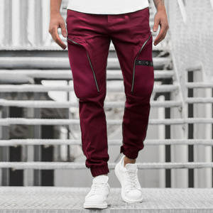 Pantalon avec poches pour hommes, vêtements de gymnastique, de Muscle, taille haute, à la mode, bon marché, 2 pièces, vente en gros, 2020 - Product Image 2