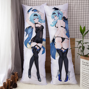 Vente en gros impression personnalisée Sublimation Anime dessin animé Dakimakura corps taie d'oreiller <span class=keywords><strong>Genshin</strong></span> <span class=keywords><strong>Impact</strong></span> <span class=keywords><strong>Eula</strong></span> hôtel maison literie bas quantité minimale de commande - Product Image 3