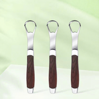 Raspador y Limpiador de Lengua de Acero Inoxidable para Adultos, Reduce el Mal Aliento con la Limpieza del Revestimiento Lingual