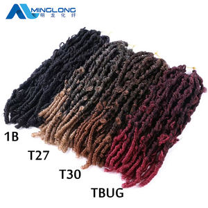 Extensions de cheveux de qualité supérieure pour femmes noires, vente en gros, faux <span class=keywords><strong>locks</strong></span> papillon, cheveux pour tresses, prix d'usine, vente chaude - Product Image 2