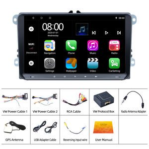 Pour VW/POLO/PASSAT/Golf Android Auto voiture stéréo Carplay Double Din unité principale GPS Audio 9 ''écran tactile - Product Image 6