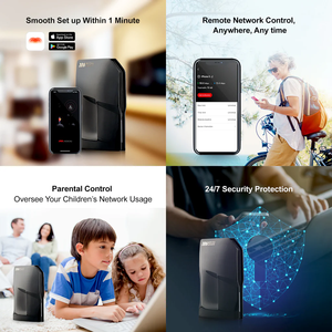 Mercku M6S Nano wifi6 <span class=keywords><strong>Router</strong></span> Modem easymesh đơn vị duy nhất 3000 SQ ft bảo hiểm một cú nhấp chuột mở rộng kiểm soát của cha mẹ kiểm soát ứng dụng - Product Image 6